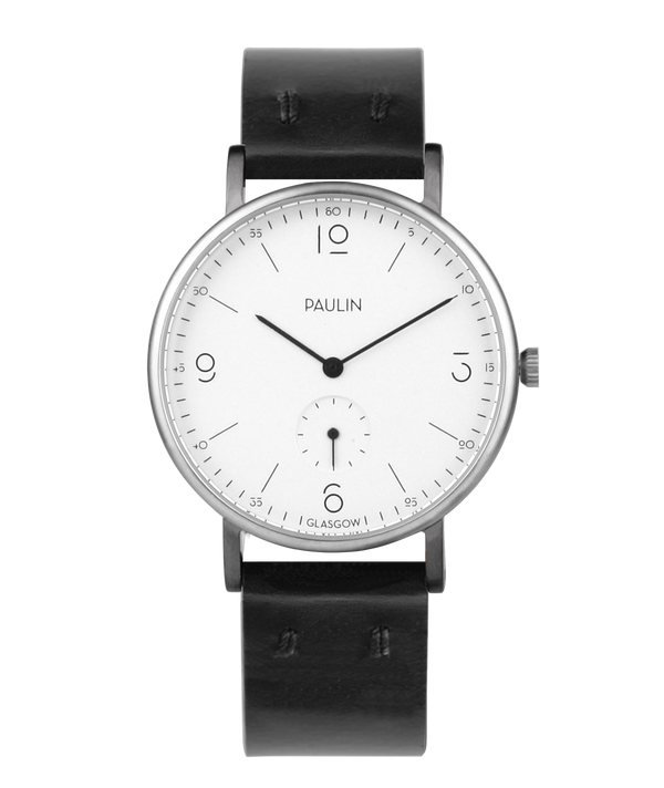 Paulin Watches - Commuter Numericial A  - Black / White